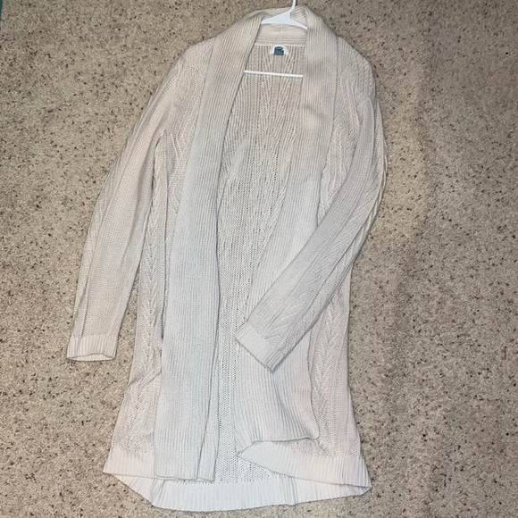 Long cream sweater - Picture 1 of 5